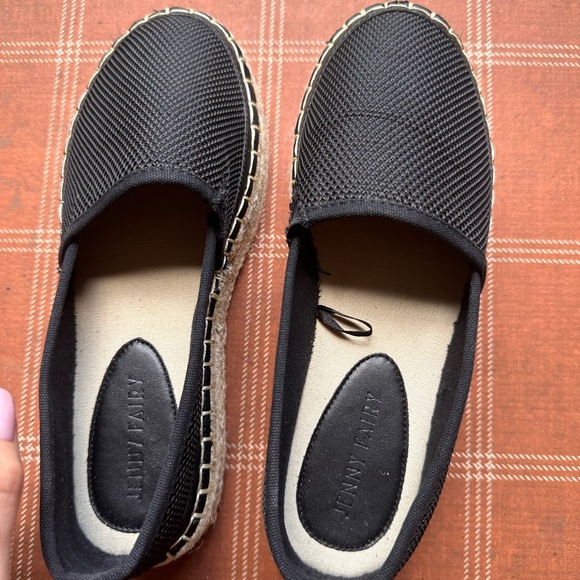 Black summer espadrilles US6 - Picture 3 of 3